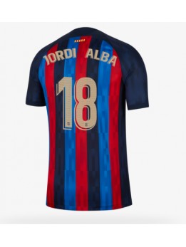Barcelona Jordi Alba #18 Heimtrikot 2022-23 Kurzarm
